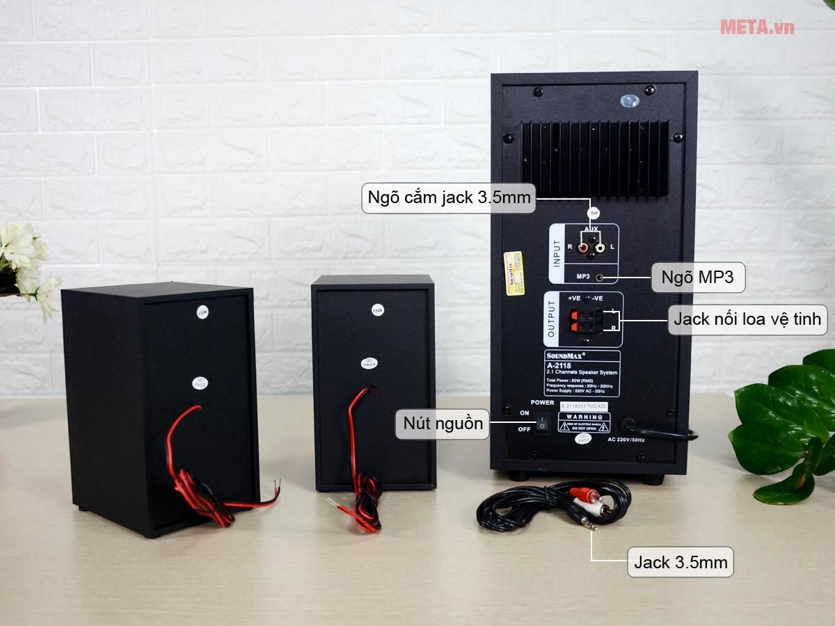 Loa SoundMax A-2118 2.1