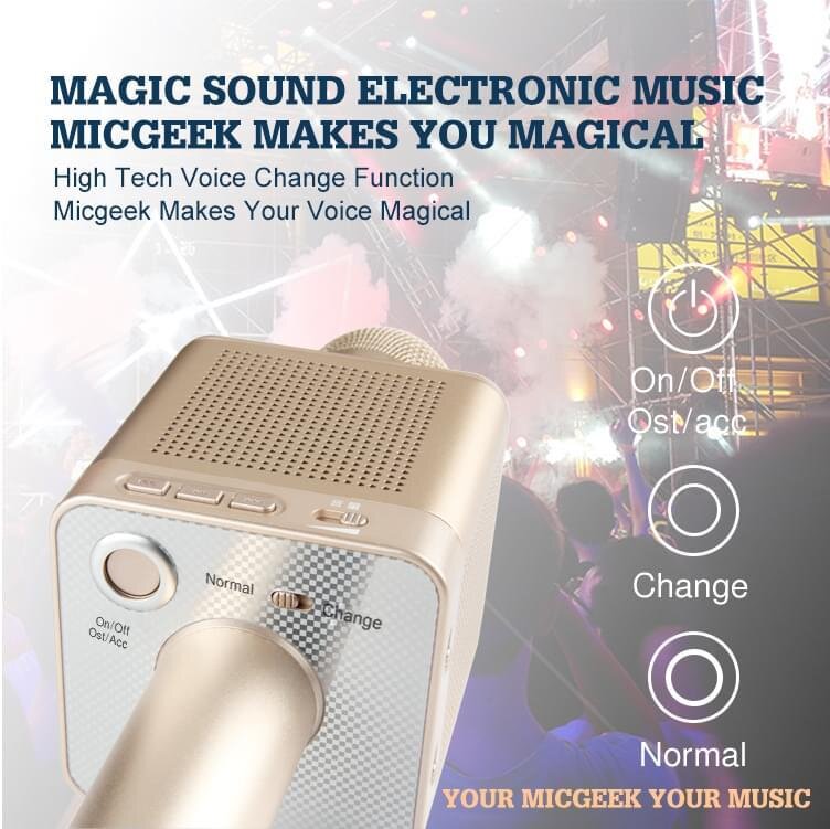 Mic Karaoke MICGEEK Q10S Mic Karaoke MICGEEK Q10S