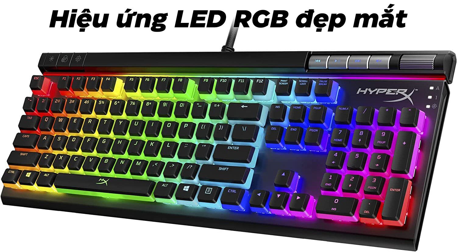 Bàn phím Cơ Gaming HP HyperX Alloy Elite 2 – Mechanical HX Red-US_4P5N3AA