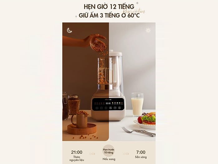 Máy làm sữa hạt Bear PBJ-D08T1