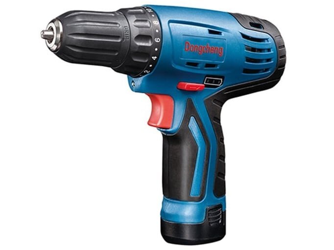 Thân máy có đèn hiển thị dung lượng pin Máy khoan dùng pin