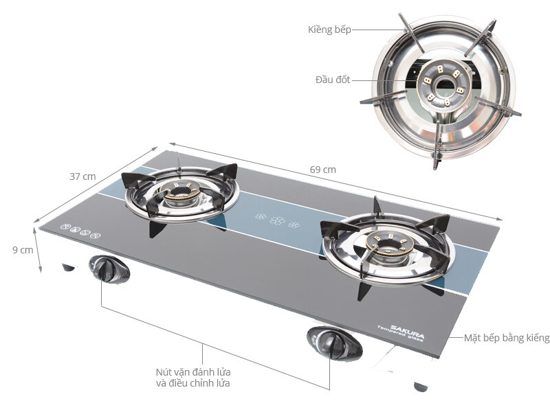 Bếp gas Kiwa KW-770SG