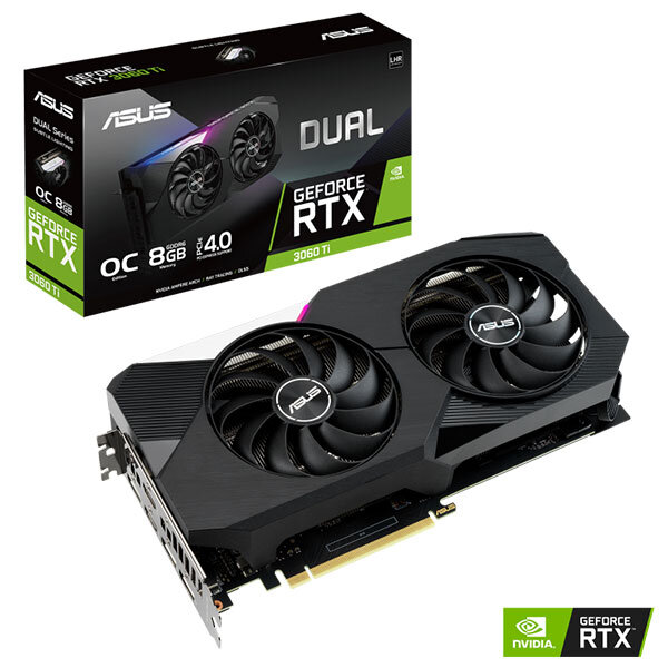 Card màn hình Asus DUAL RTX 3060 Ti O8G V2