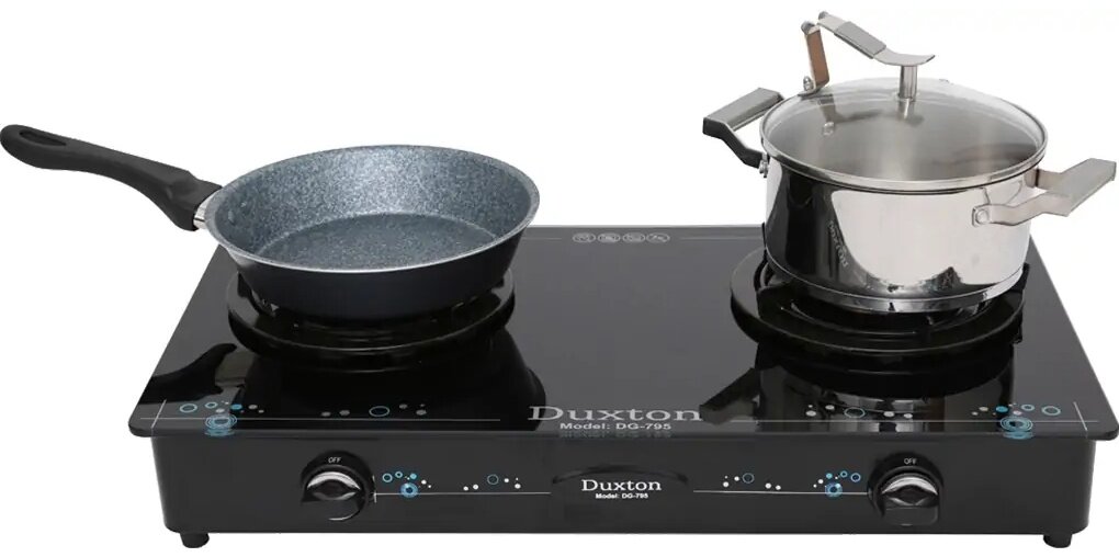 Bếp gas đôi Duxton DG-795 màu đen sang trọng