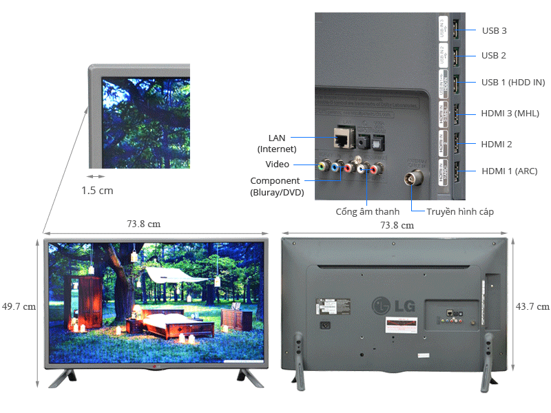 Smart Tivi LED LG 32LB582D 32 inch Smart Tivi LED LG 32LB582D 32 inch