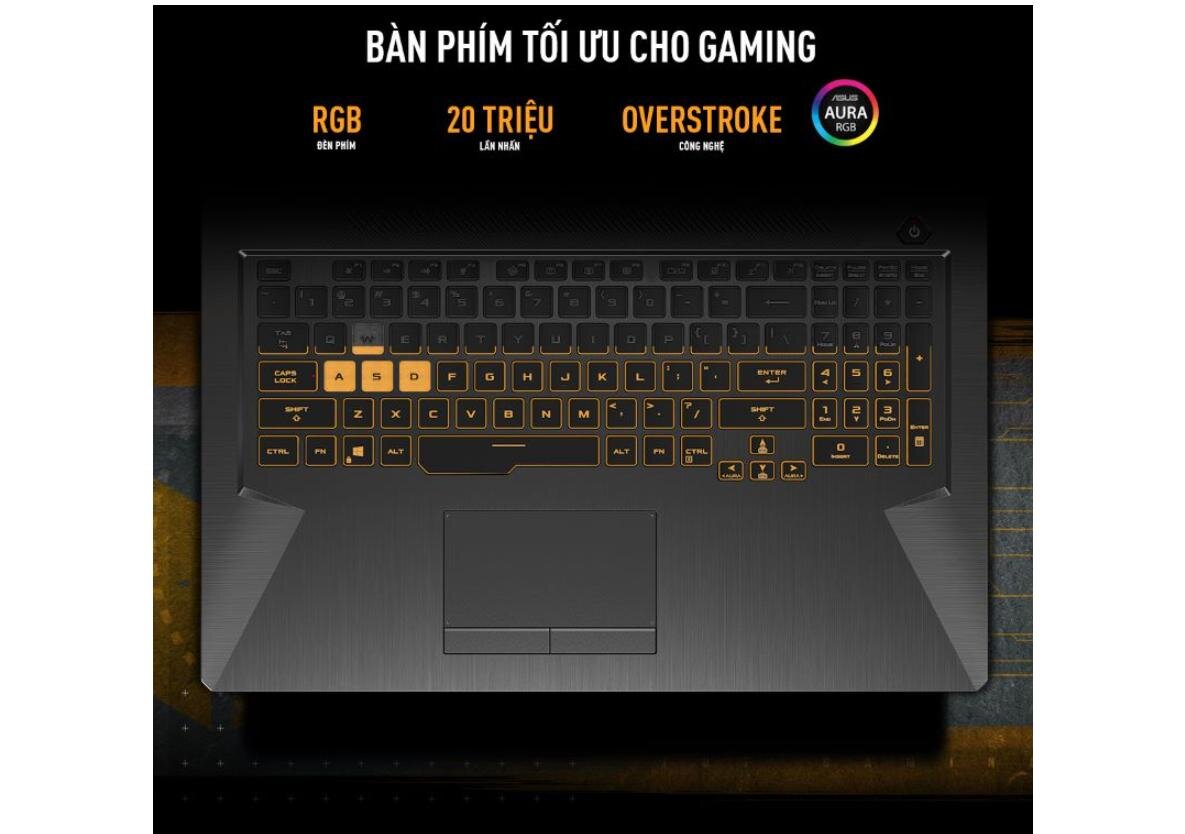 Laptop Asus Gaming TUF FX506HF-HN078W (i5 11260H/16GB RAM/512GB SSD/15.6 FHD 144hz/RTX 2050 4GB/Win11/Đen) ảnh 5