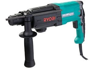 Máy khoan bê tông Ryobi ED-2620VR giúp nâng cao hiệu suất làm việc Máy khoan bê tông Ryobi ED-2620VR