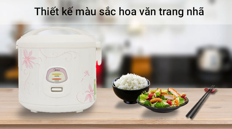 Nồi cơm điện Midea 1.8 lít MR-CM18SQ Nồi cơm điện Midea 1.8 lít MR-CM18SQ