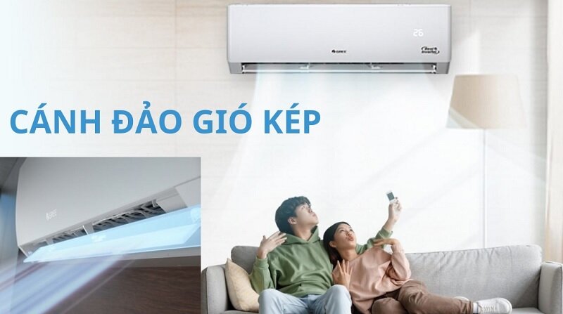 Điều hòa Gree Inverter 9000 BTU 2 chiều CHARM9HI làm mát tối ưu
