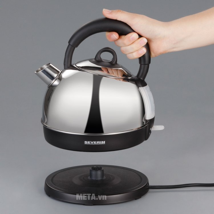 Ấm siêu tốc inox Severin WK 3349 - 1,7 lít
