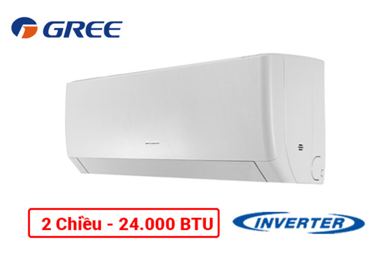 Điều hòa Gree Inverter 24000 BTU 2 chiều GWH24PC-K6D1B4 gas R-32