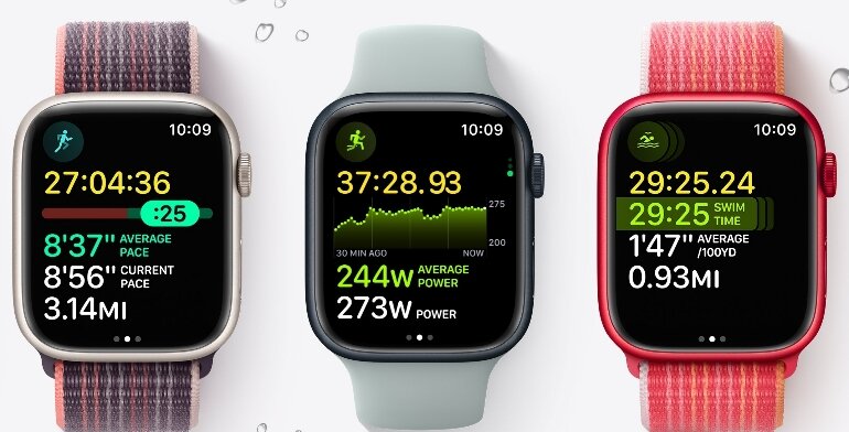 Đồng hồ thông minh Apple Watch Series 8 41mm 4G viền thép dây thép