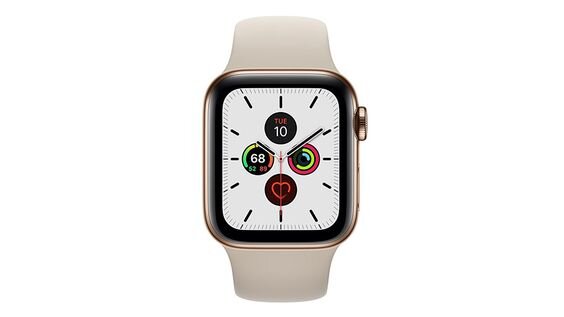 Apple Watch Series 5 Cellular 40mm viền thép dây cao su thiết kế
