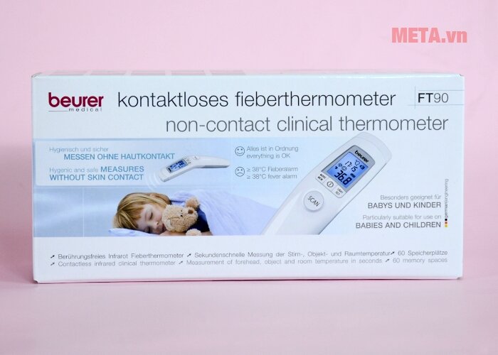Nhiệt kế điện tử đo trán Beurer FT90