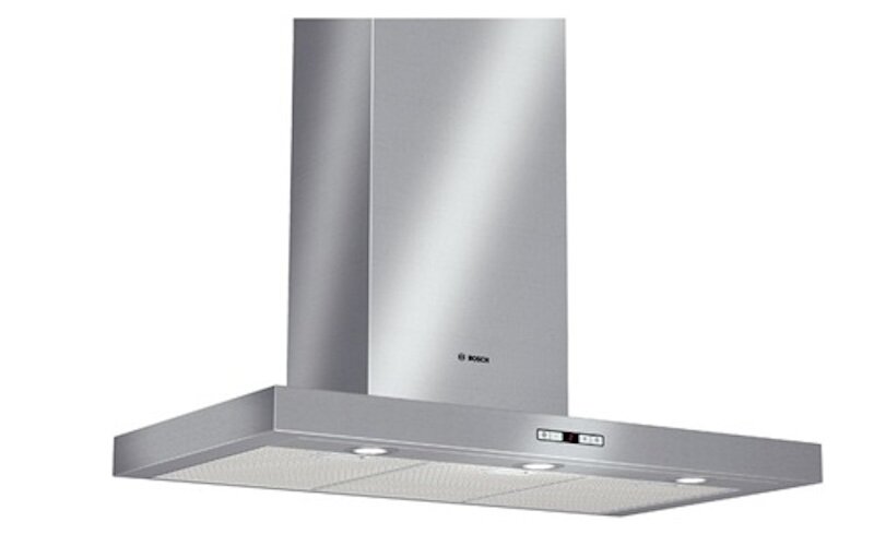 Thiết kế và kiểu dáng của máy hút mùi Bosch DWB09E750 (Ảnh: beptot).