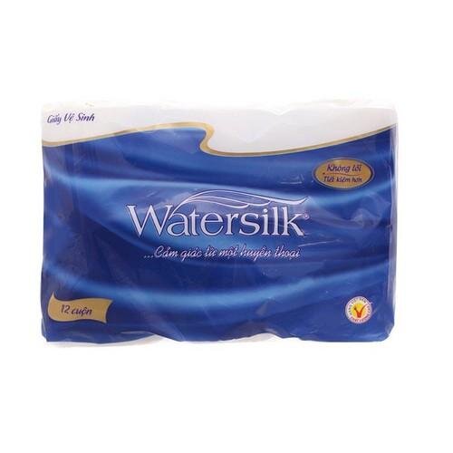 Giấy vệ sinh Watersilk - 12 cuộn Giấy vệ sinh Watersilk - 12 cuộn