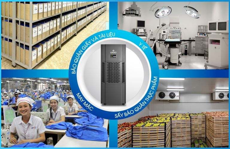 Máy hút ẩm dùng trong y tế Máy hút ẩm nhà xưởng