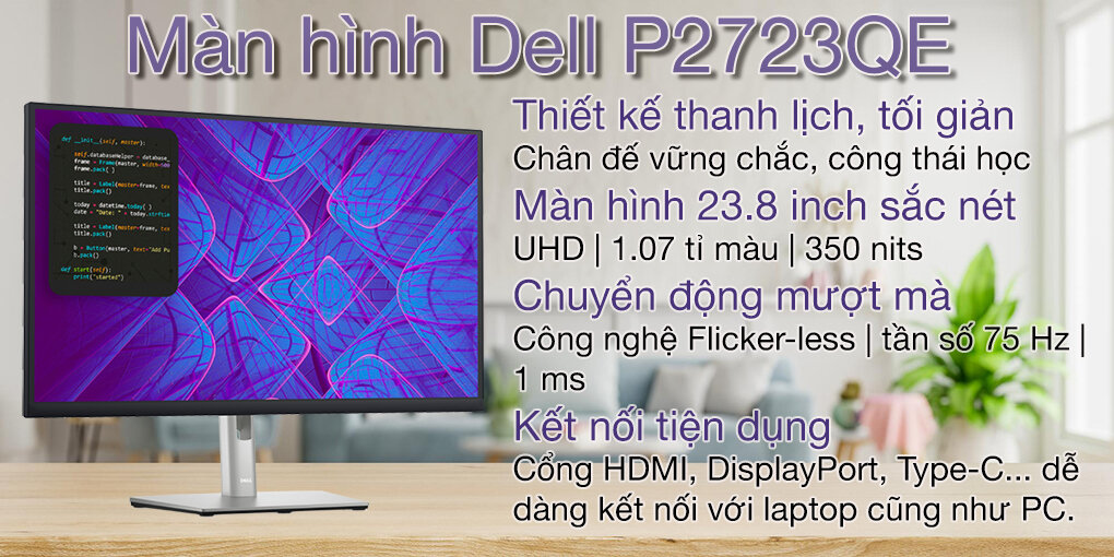Màn hình Dell P2723QE 1