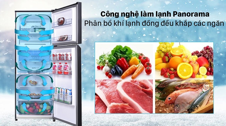 Tủ lạnh Panasonic Inverter 366 lít NR-TL381VGMV 3 Tủ lạnh Panasonic Inverter 366 lít NR-TL381VGMV