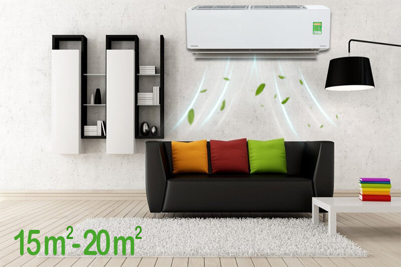 Máy lạnh Toshiba Inverter 1.5 HP RAS-H13G2KCVP-V Máy lạnh Toshiba Inverter 1.5 HP RAS-H13G2KCVP-V