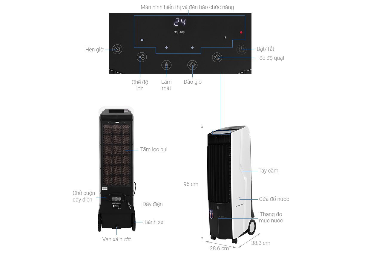 Tổng quan quạt điều hòa Boss FEAB-110
