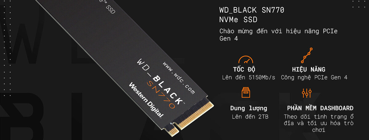 Ổ cứng SSD WD SN770 Black