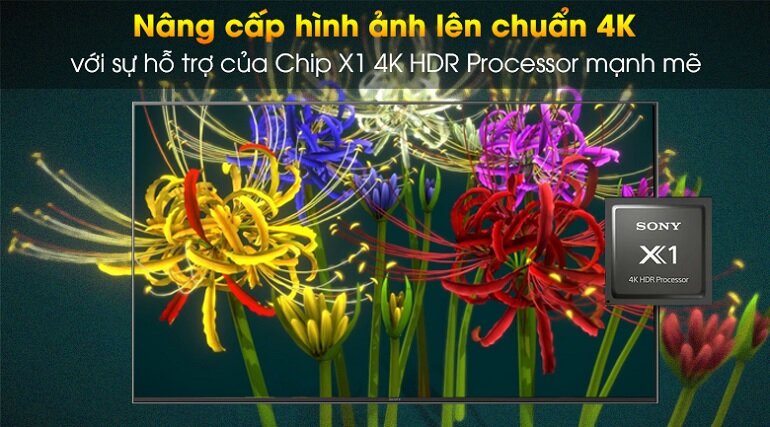 Android Tivi Sony 75 inch 4K KD-75X80J bộ vi xử lý