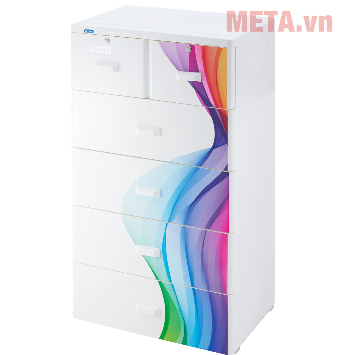 Tủ nhựa Mina-L Duy Tân 5 ngăn