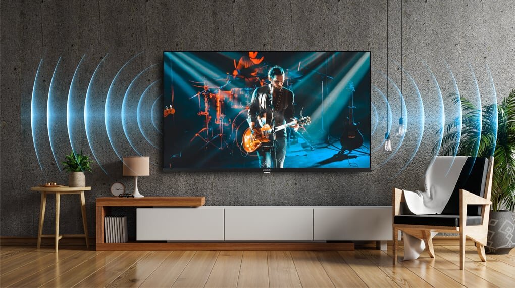 Smart tivi Xiaomi A 32 inch được trang bị nhiều công nghệ âm thanh