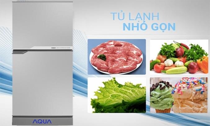 Tủ lạnh AQua AQR-145EN/SS 143 Lít Tủ lạnh AQua AQR-145EN/SS 143 Lít