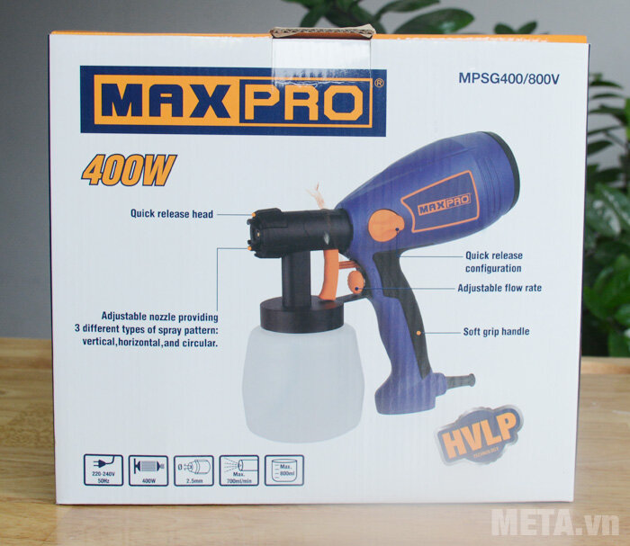 Máy phun sơn Maxpro MPSG400/800V