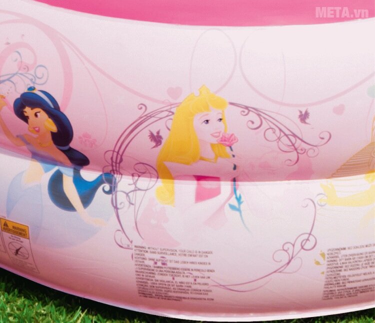 Bể phao chữ nhật hình công chúa Bestway 91056 Bể phao chữ nhật hình công chúa Bestway 91056