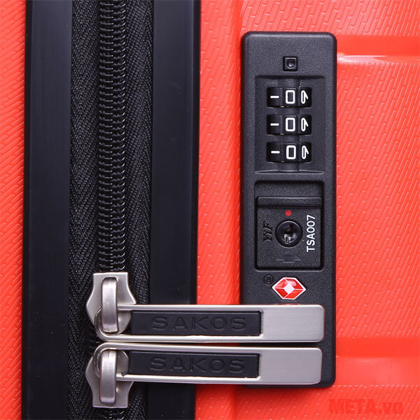 Vali nhựa Sakos khung dây kéo SKYCRAPER Z26 (24 inch)