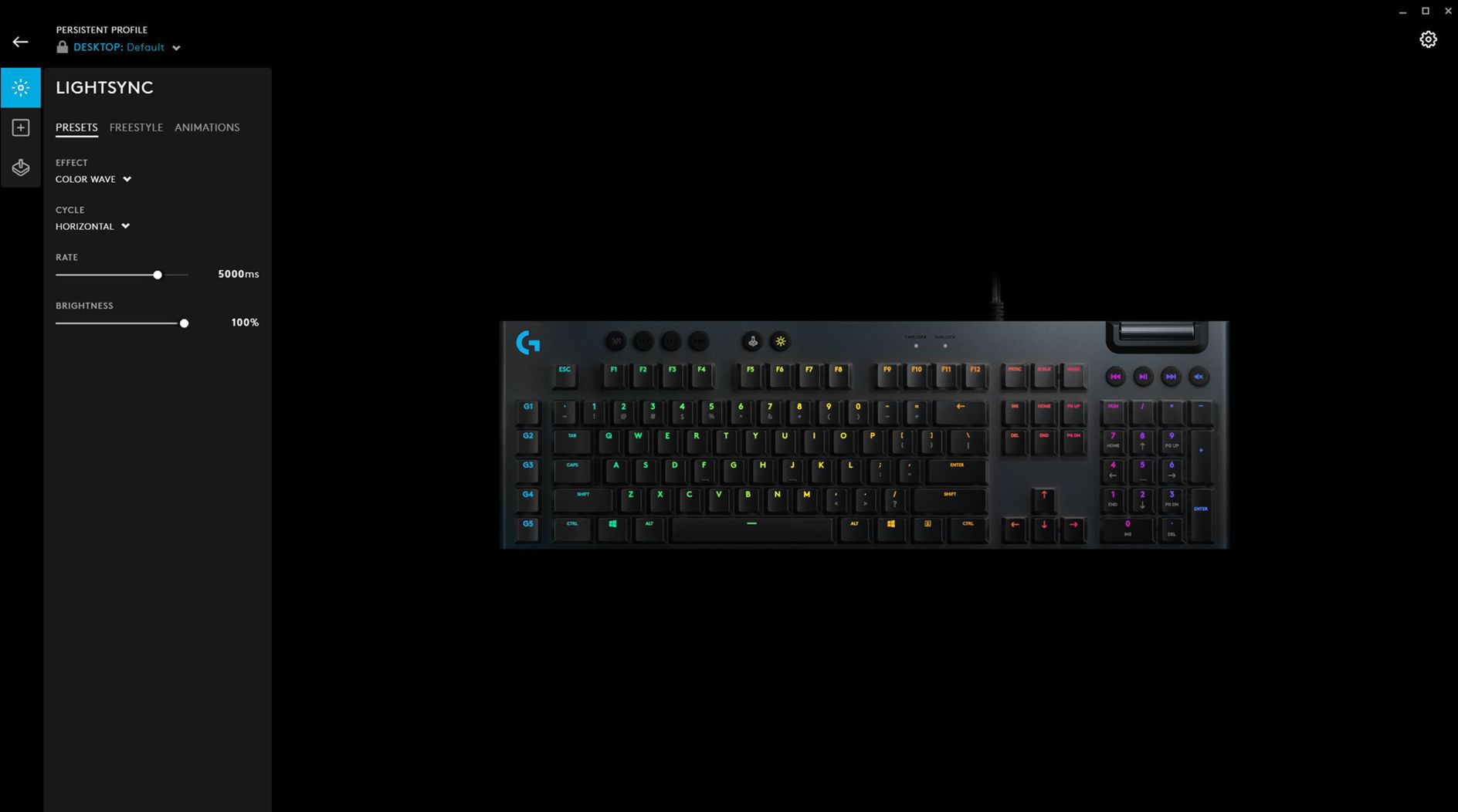 Bàn phím cơ Logitech G813 LIGHTSYNC RGB MECHANICAL TACTILE (920-008995)
