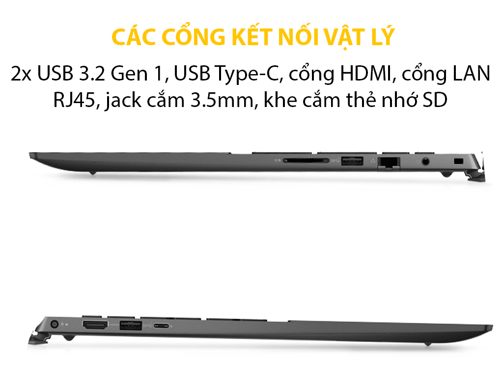 Laptop Dell Vostro 5620 (V6I5405W1) (i5 1240P 8GB RAM/512GB SSD/MX570 2G/16.0 inch FHD+/Win11/Office HS21/Xám/Vỏ nhôm) ảnh 6