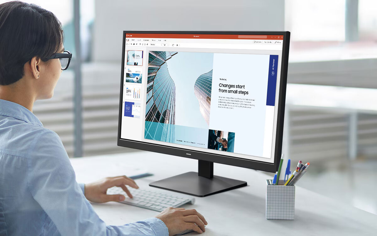 Màn hình văn phòng Samsung LS24D310EAEXXV