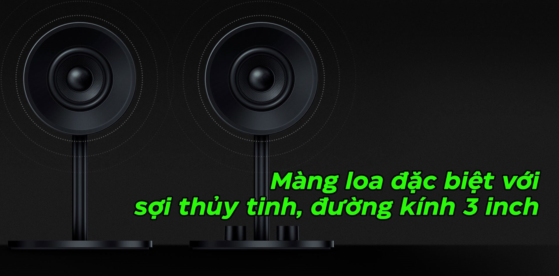 Loa vi tính Razer Nommo Chroma - 2.0 - Màu đen