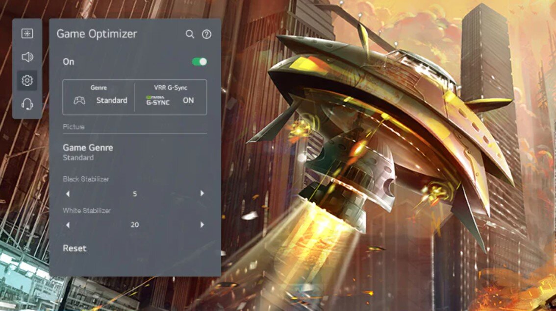 Chế độ Game trên tivi LG 4K 65 inch 65NANO77TPA