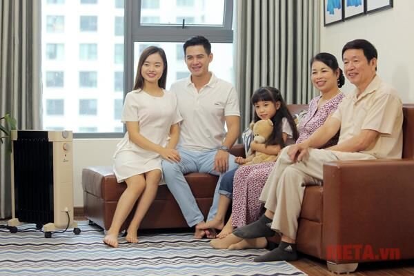 Máy sưởi dầu thế hệ mới FujiE OFR6509 (9 thanh)