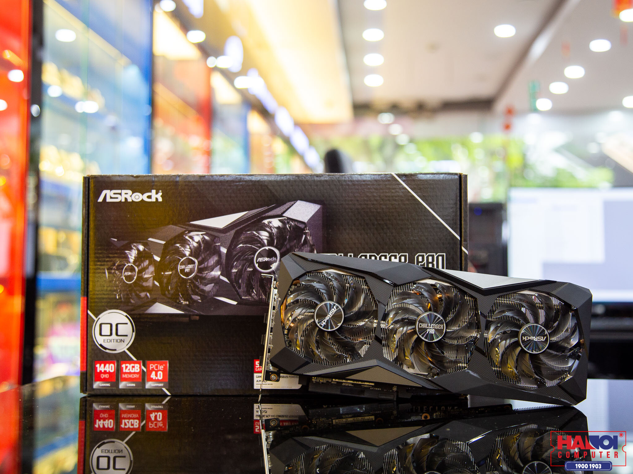 Card màn hình ASROCK RX 6700 XT Challenger Pro