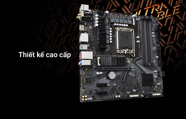 Mainboard Gigabyte B660M DS3H AX DDR4 | Thiết kế cao cấp