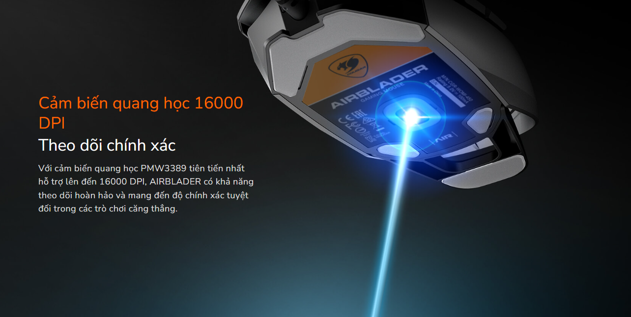 Chuột Cougar AirBlader (Khuyến mại kèm Ghế) 6