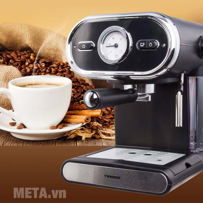 Máy pha cà phê Espresso Tiross TS6211 (15 bar) Máy pha cà phê Espresso Tiross TS6211 (15 bar)