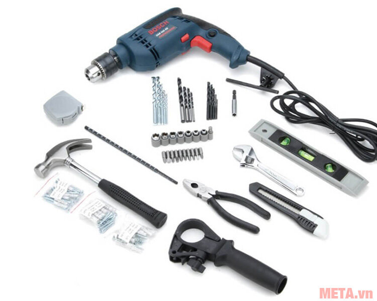 Máy khoan động lực Bosch GSB 550 RE (bộ Set)