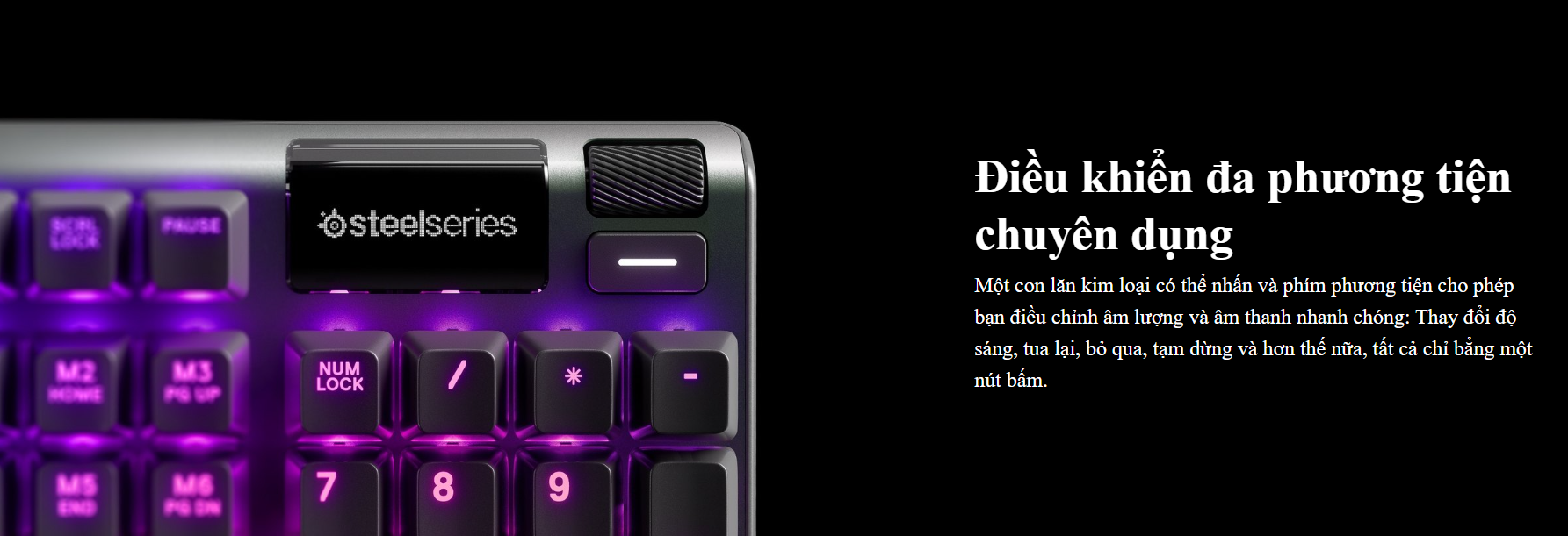 Bàn phím cơ Steelseries Apex 7 RGB Red sw (USB/64636) 7