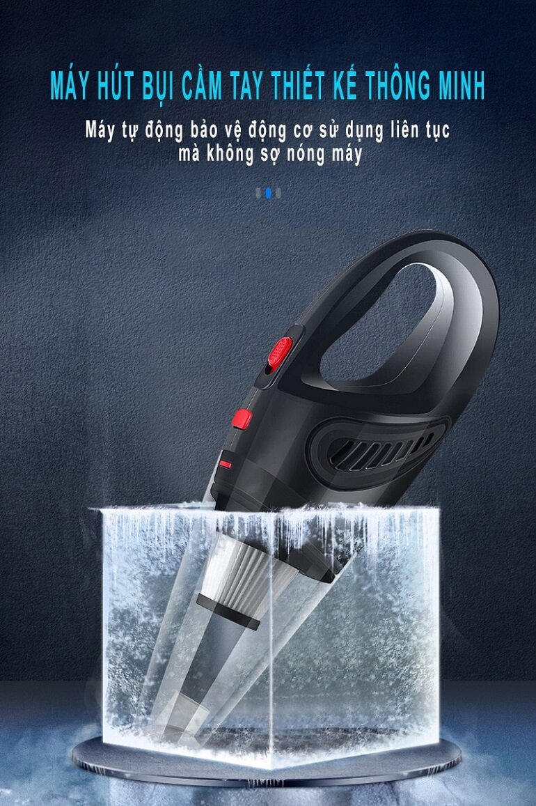 Máy hút bụi cầm tay không dây Rundong R6053