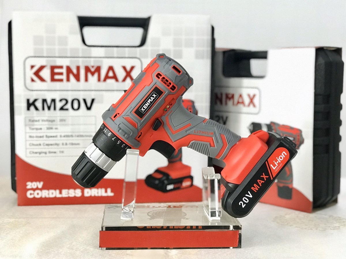 Máy khoan pin 20V Kenmax KM20V Máy khoan pin 20V Kenmax KM20V