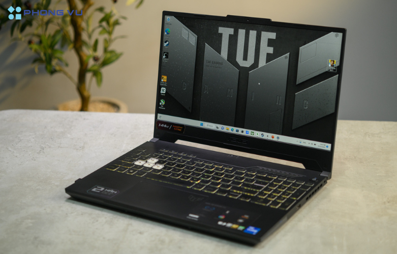 Hình ảnh thực tế ASUS TUF Gaming A15 FA506NC-HN031W (cạnh phải)