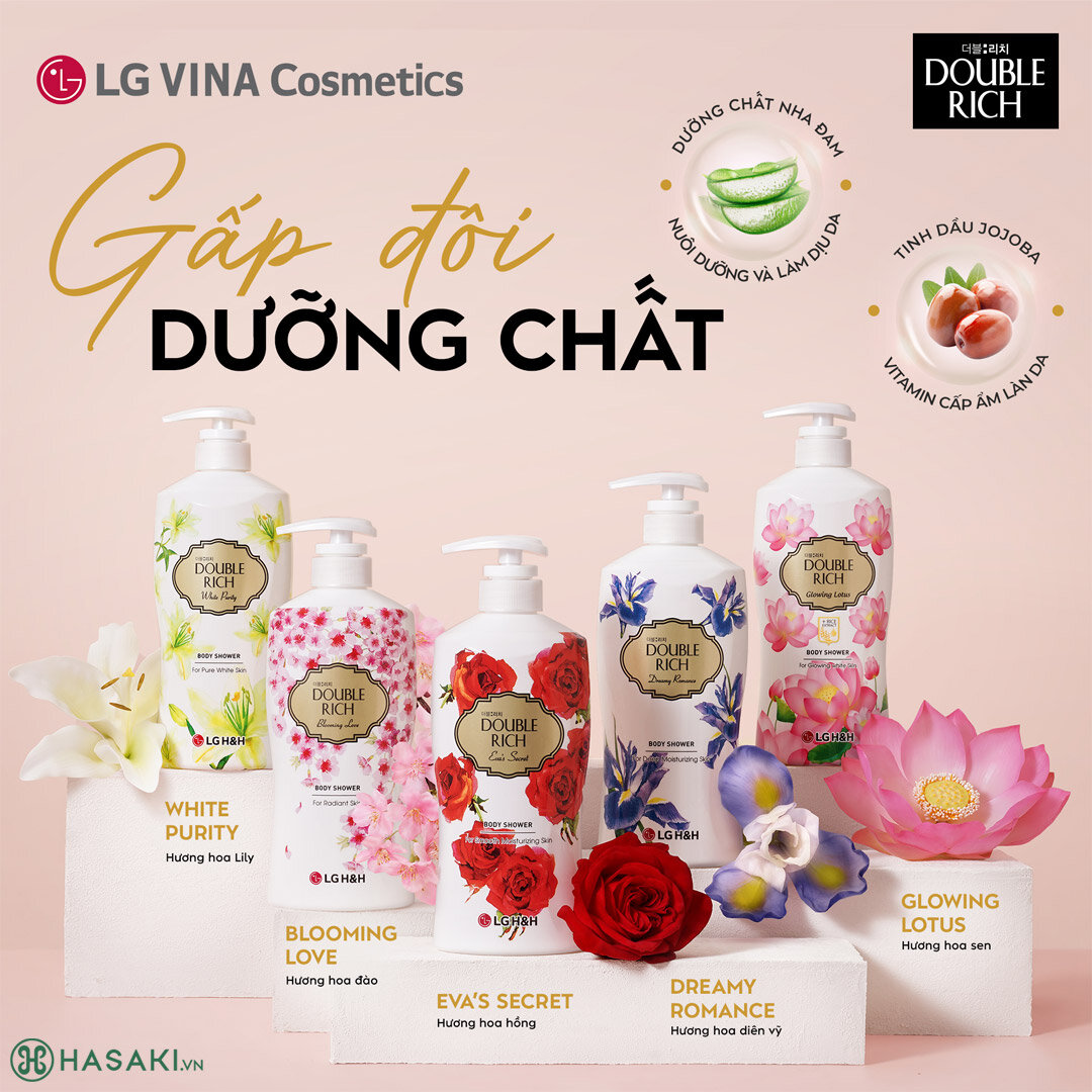 Mua sản phẩm Sữa Tắm Double Rich Hương Hoa Thiên Nhiên chính hãng tại Hasaki Sản phẩm Sữa Tắm Double Rich Hương Hoa Thiên Nhiên hiện đã có mặt tại Hasaki