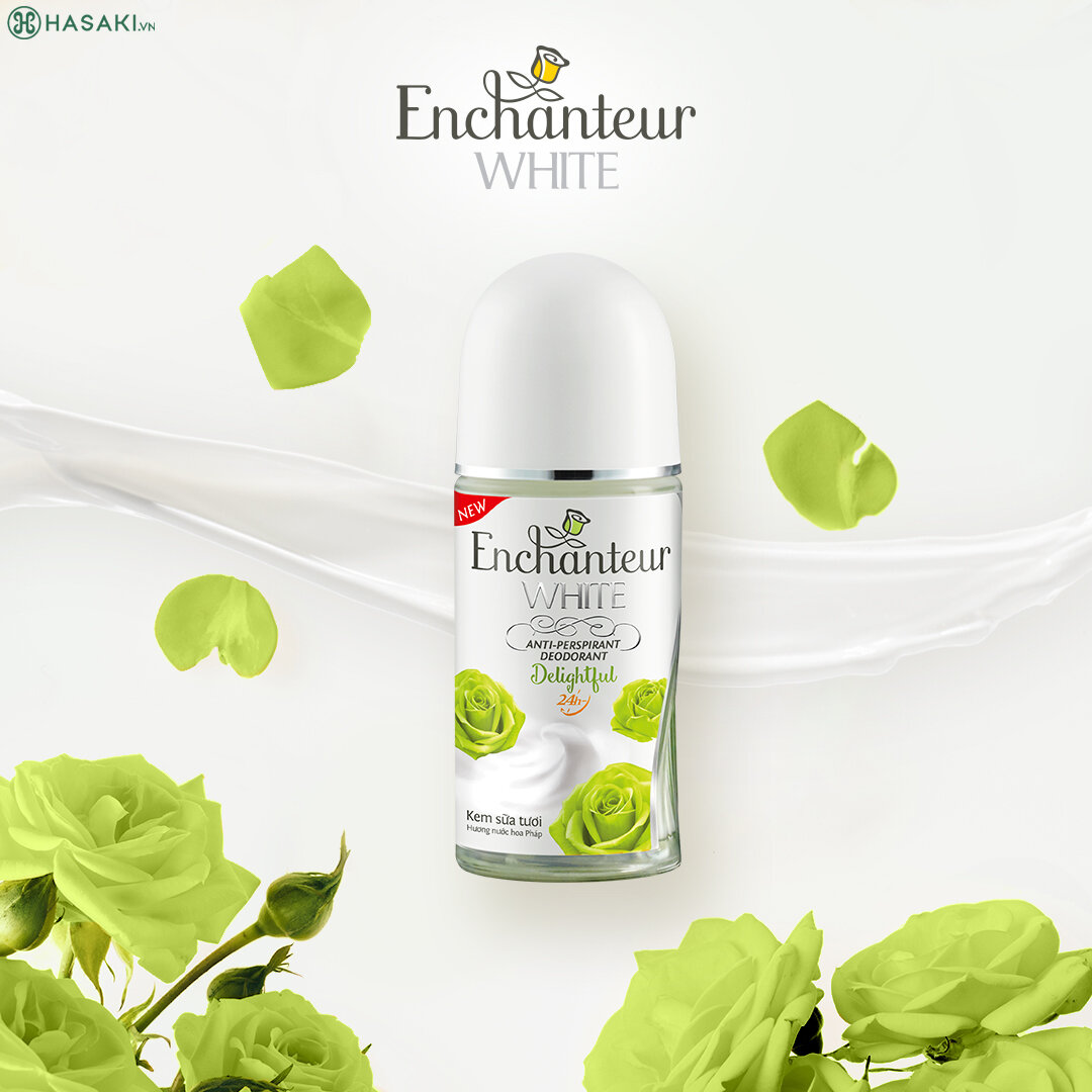 Lăn Khử Mùi Enchanteur Sáng Da Delightful 50ml